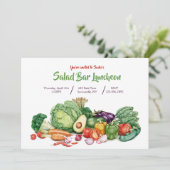 Saladbar Kaart (Staand voorkant)