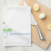 Salade César - Serviette de cuisine (Quart Plié)