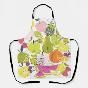 Salade de fruits; tablier collage de fruits d'été