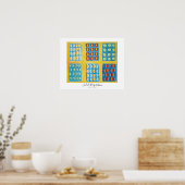 Saladebereiding Schilderij Poster (Keuken)