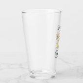 Salades et bières à 60 ans Anniversaire Verre (Droite)