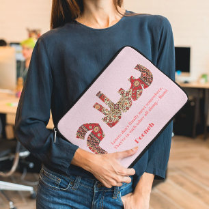 Salam   Jubileum Cadeaus voor Iraans Vriendin Laptop Sleeve