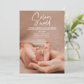 Salam World Musulman Faire-part de naissance islam (Debout devant)