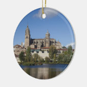 Salamanca Cathedrals en stad Keramisch Ornament (Links)