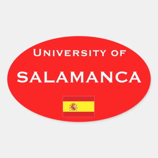 Salamanca Europese stijl Sticker (Voorkant)