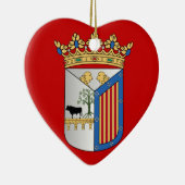 Salamanca (Spanje) Vlag Keramisch Ornament (Rechts)