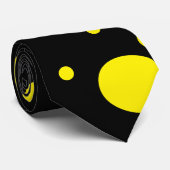 Salamander Imprimer Jaune Noir Noir Cravate (Roulé)