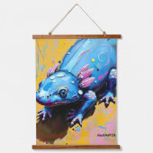 Salamandre Colorée Art Mural – Amphibiens Menacés (Recto)