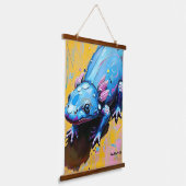 Salamandre Colorée Art Mural – Amphibiens Menacés (Angulaire)