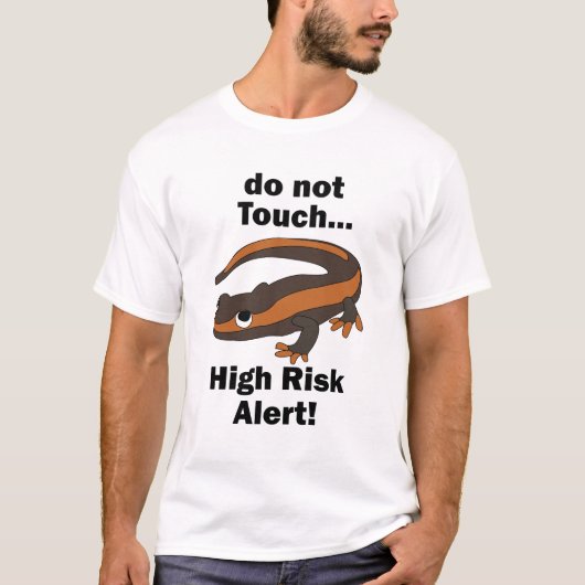 Salamandre de feu Ne pas toucher Alerte à haut ris (Devant)