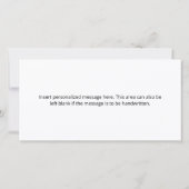 "Salamat" Hartelijk dank Bedankkaart (Achterkant)