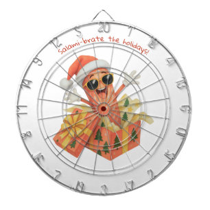 Salami-brate de feestdagen! dartbord