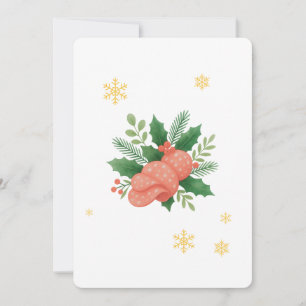 Salami Kerstmis Feestdagenkaart