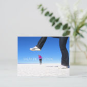 Salar de Uyuni, Bolivia Briefkaart (Staand voorkant)