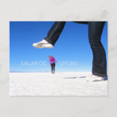 Salar de Uyuni, Bolivia Briefkaart (Voorkant)