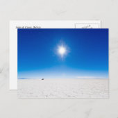 Salar de Uyuni, Bolivia. Briefkaart (Voorkant / Achterkant)