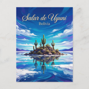 Salar de Uyuni Bolivia Briefkaart