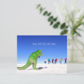 Salar de Uyuni, Bolivia Briefkaart (Staand voorkant)