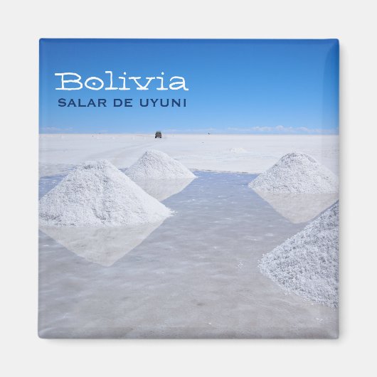 Salar de Uyuni salines aimant texte (Devant)