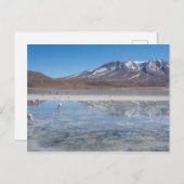 SALAR DE UYUNI SALT FLAT, BOLIVIA BRIEFKAART (Voorkant / Achterkant)