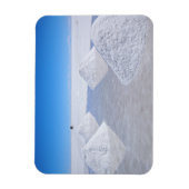 Salar de Uyuni zout flats magneet rechthoek (Verticaal)