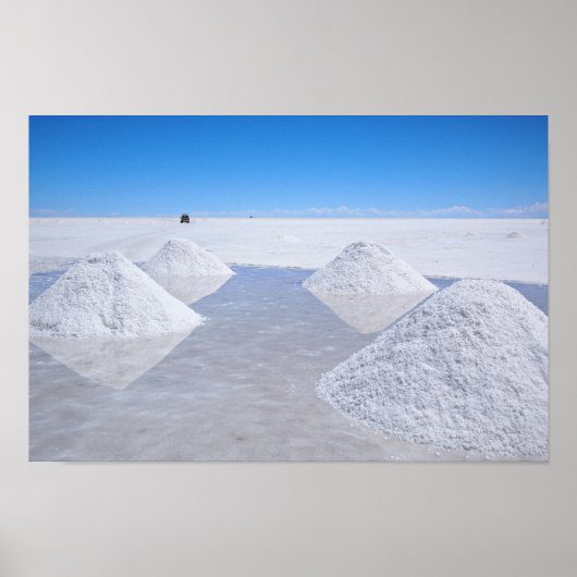 Salar de Uyuni zout platte posters (Voorkant)