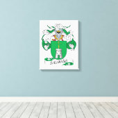Saldana Family Crest Canvas Afdruk (Insitu (Houten vloer))