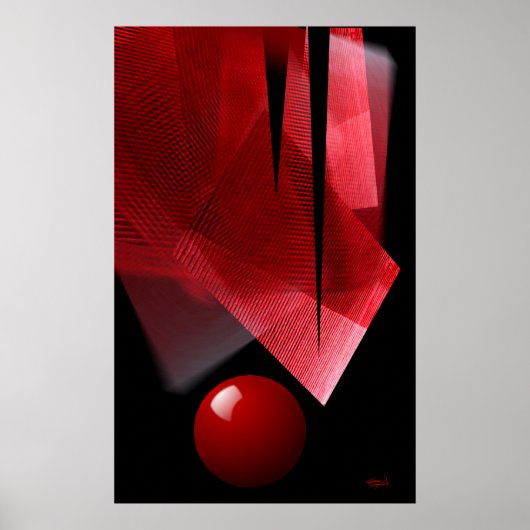 "Saldo" Abstract Poster (Voorkant)