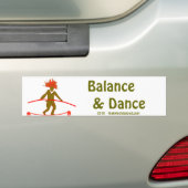 Saldo...in evenwicht bumpersticker (Op auto)