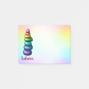 Saldo. Positieve plakbiljetten Post-it® Notes