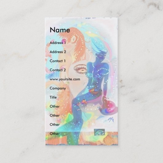 Saldo! Visitekaartje (Voorkant)