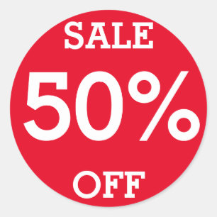 SALE 50% OFF verwisselbare Ovale vorm Ronde Sticker