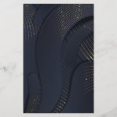 Sale Gold Blue Black Texture typografie Flyer (Achterkant)