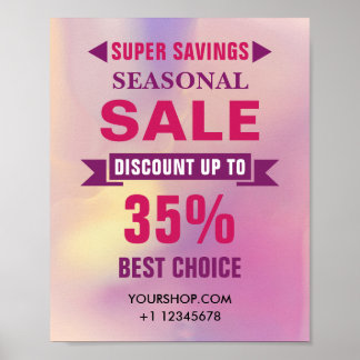 SALE Kortingswinkel Poster