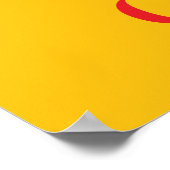 Sale Sign with Customizable Discount Rate Poster (Hoek)