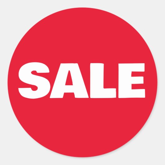 SALE STICKER STICKERS DISCOUNT FOR SHOP (Voorkant)