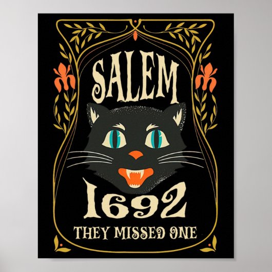 Salem 1692: een heks Halloween Poster (Voorkant)