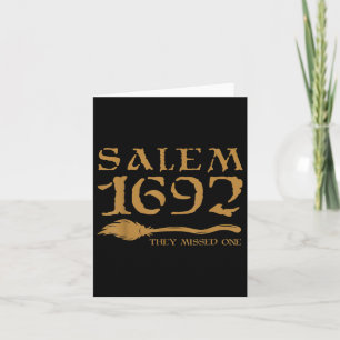 Salem 1692 - Een heks wordt gemist Halloween 3 Kaart