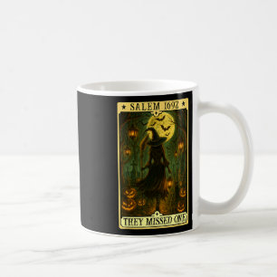 Salem 1692 Halloween Witch Ze misten een Tarot C Koffiemok