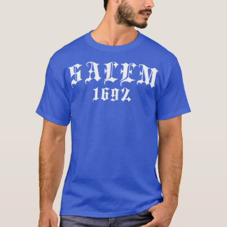 Salem 1692 Stijlvolle Gothic Typografie 1 T-shirt
