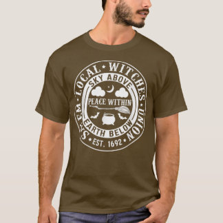 Salem 1692 Witch Funny Halloween 2931 T-shirt