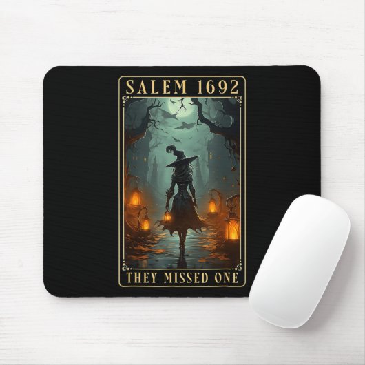 Salem 1692 Ze misten een Halloween heks Muismat (Met muis)