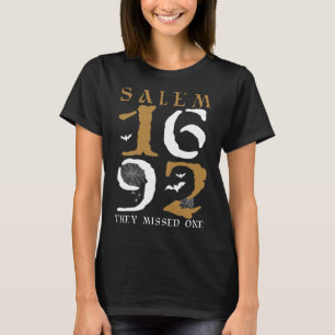 Salem 1692 Ze misten een heks Halloween 10 T-shirt
