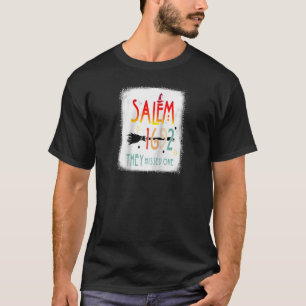 Salem 1692 Ze misten een heks Halloween Raglan T-shirt