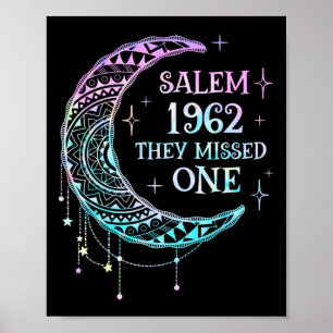 Salem 1692 Ze misten een heks Halloween Trick O Poster