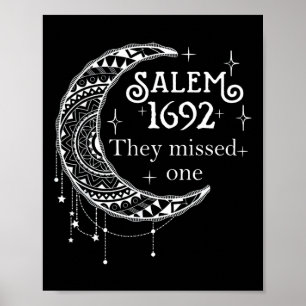 Salem 1692 Ze misten een - Salem Witch 1692 Hall Poster