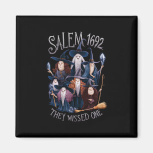Salem 1692 Ze Misten Eentje Halloween Heks Magneet