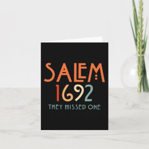 Salem 1692 Ze Misten Eentje - Salem Heks 1692 Hall Kaart