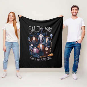 Salem 1692 Zij Misten Eén Halloween Heks Fleece Deken