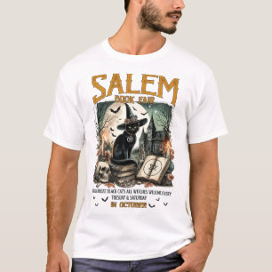 Salem Boekenbeurs Grappig Boekachtig Halloween Spo T-shirt